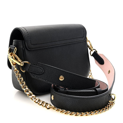 Louis Vuitton Grained Calfskin Lockme Tender Black 3 of 9