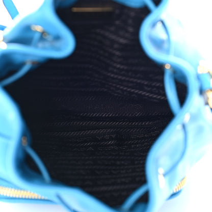 Prada Light Calfskin Saffiano Mini Bucket Crossbody Bag Voyage 5 of 10