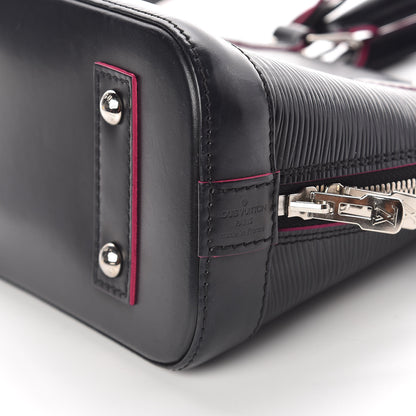 Louis Vuitton Epi Alma BB Black Hot Pink 9 of 9