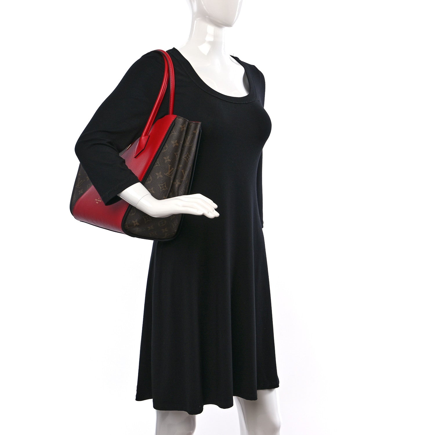 Louis Vuitton Calfskin Monogram Kimono Tote Cherry 2 of 12