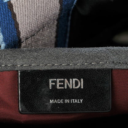 Fendi Nylon Reversible Everyday Tote Burgundy Black 10 of 12
