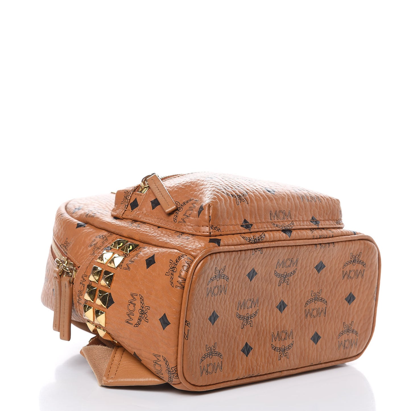 Visetos Side Stud Mini Stark Backpack Cognac