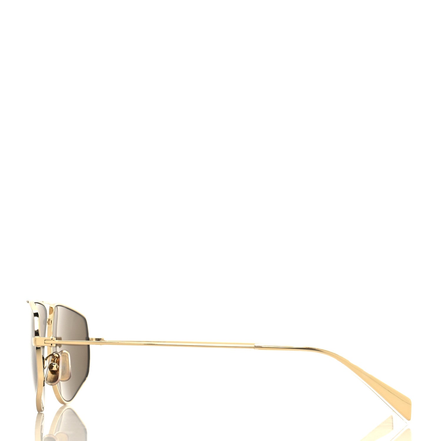 Celine Aviator Polarized Sunglasses CL40083U Gold 3 of 6
