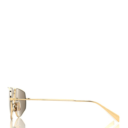 Celine Aviator Polarized Sunglasses CL40083U Gold 3 of 6