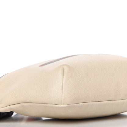 Gucci Grained Calfskin Logo Belt Bag White 6 of 10