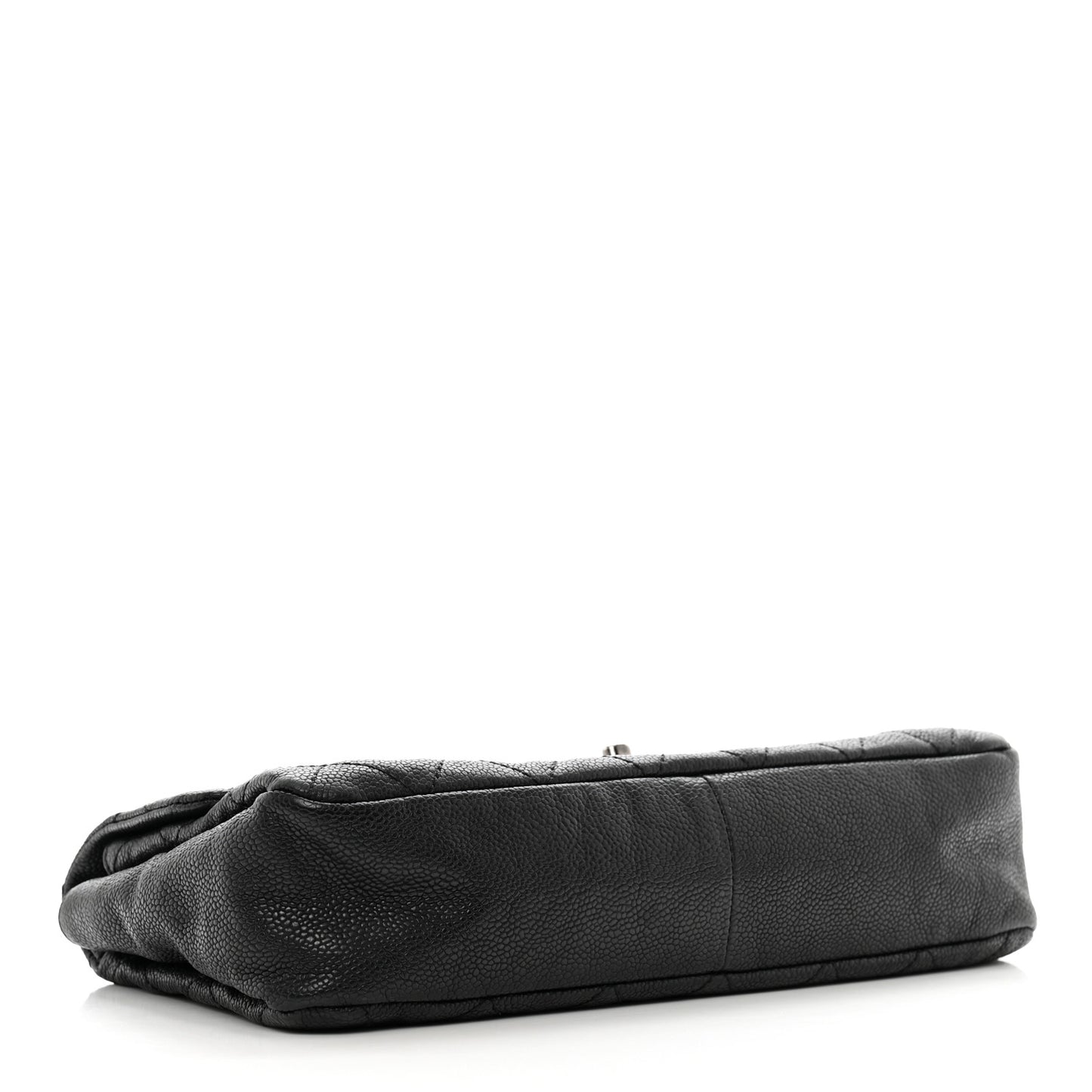 Caviar Quilted Medium Simply CC Flap Black