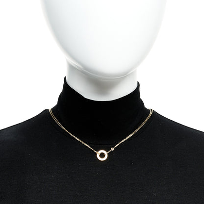 Cartier 18K Yellow Gold 2 Diamond LOVE Necklace 2 of 6