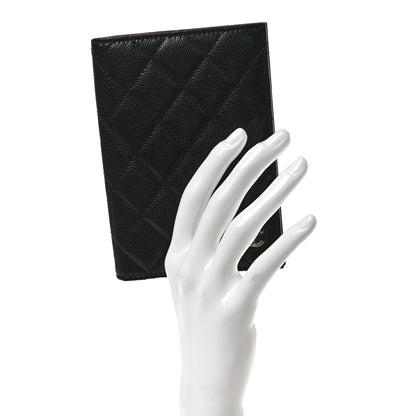Chanel Caviar Quilted Passport Holder Black 2 of 7