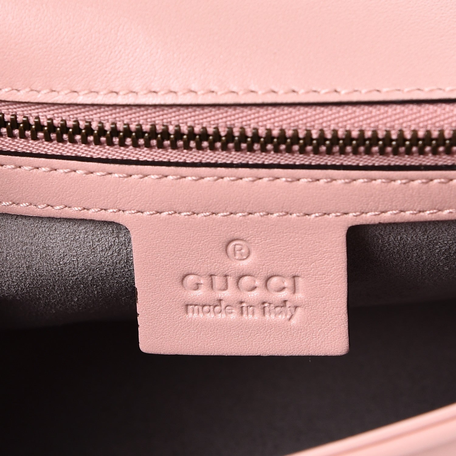 Gucci Calfskin Matelasse Small GG Marmont Shoulder Bag Perfect Pink 6 of 7