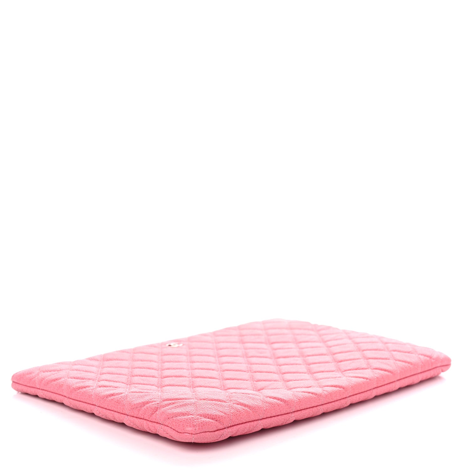 Chanel Caviar Quilted Large Cosmetic Case Rose Pink 4 of 9