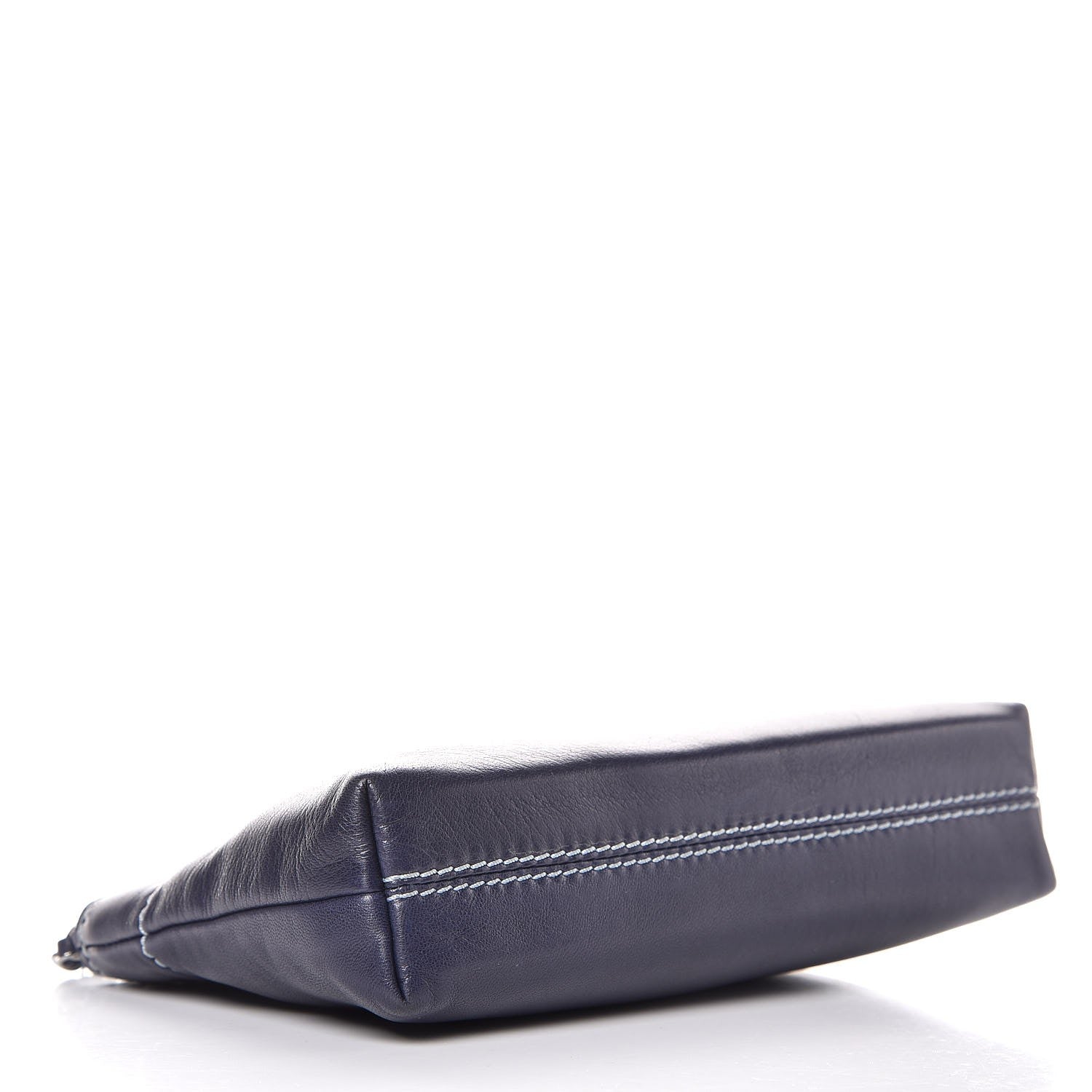 Chanel Lambskin Lax Pochette Navy 4 of 8