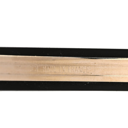 Chanel Resin La Mode Se Demode Hair Clip Barrette Black 3 of 5