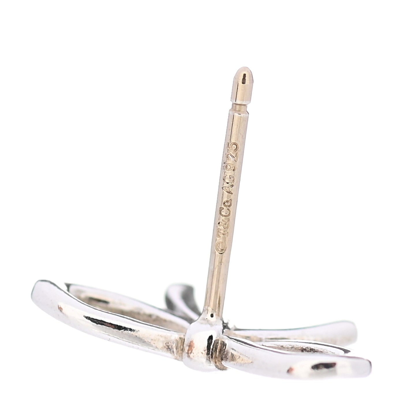 Sterling Silver Bow Earrings