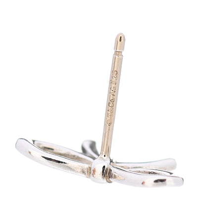 Tiffany Sterling Silver Bow Earrings 5 of 5