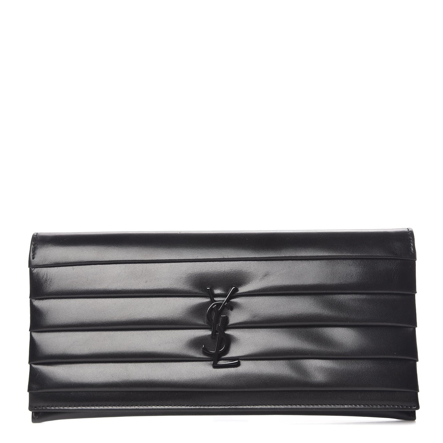 Calfskin Monogram Smoking Clutch Black