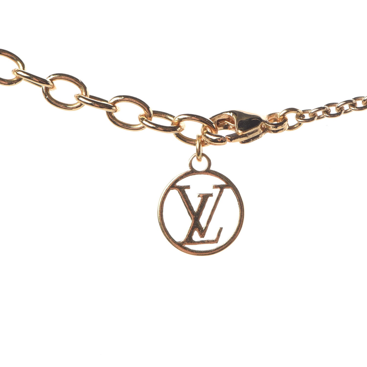 Louis Vuitton Flower Full Necklace Gold 5 of 7