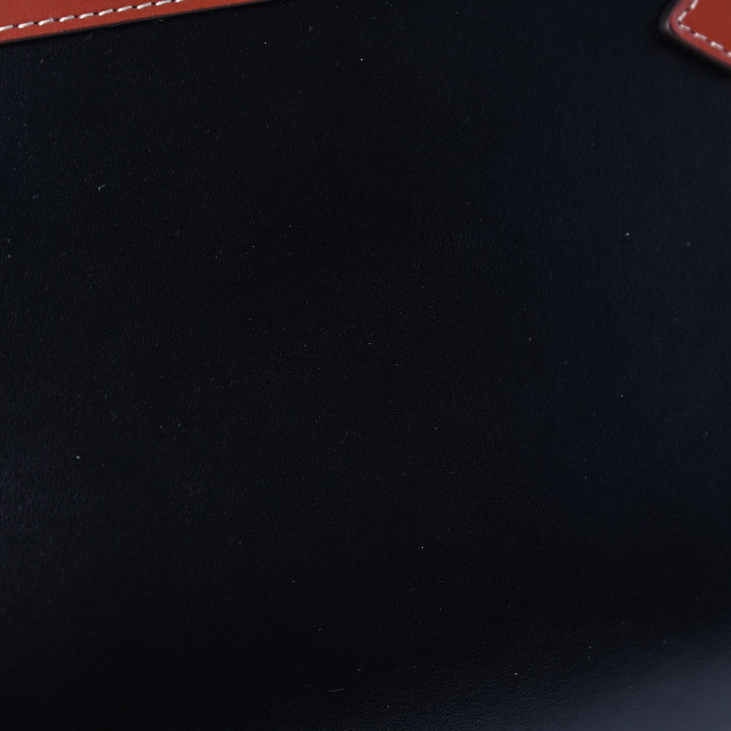 Calfskin Vintage Check Mini Two Handle Title Bag Black