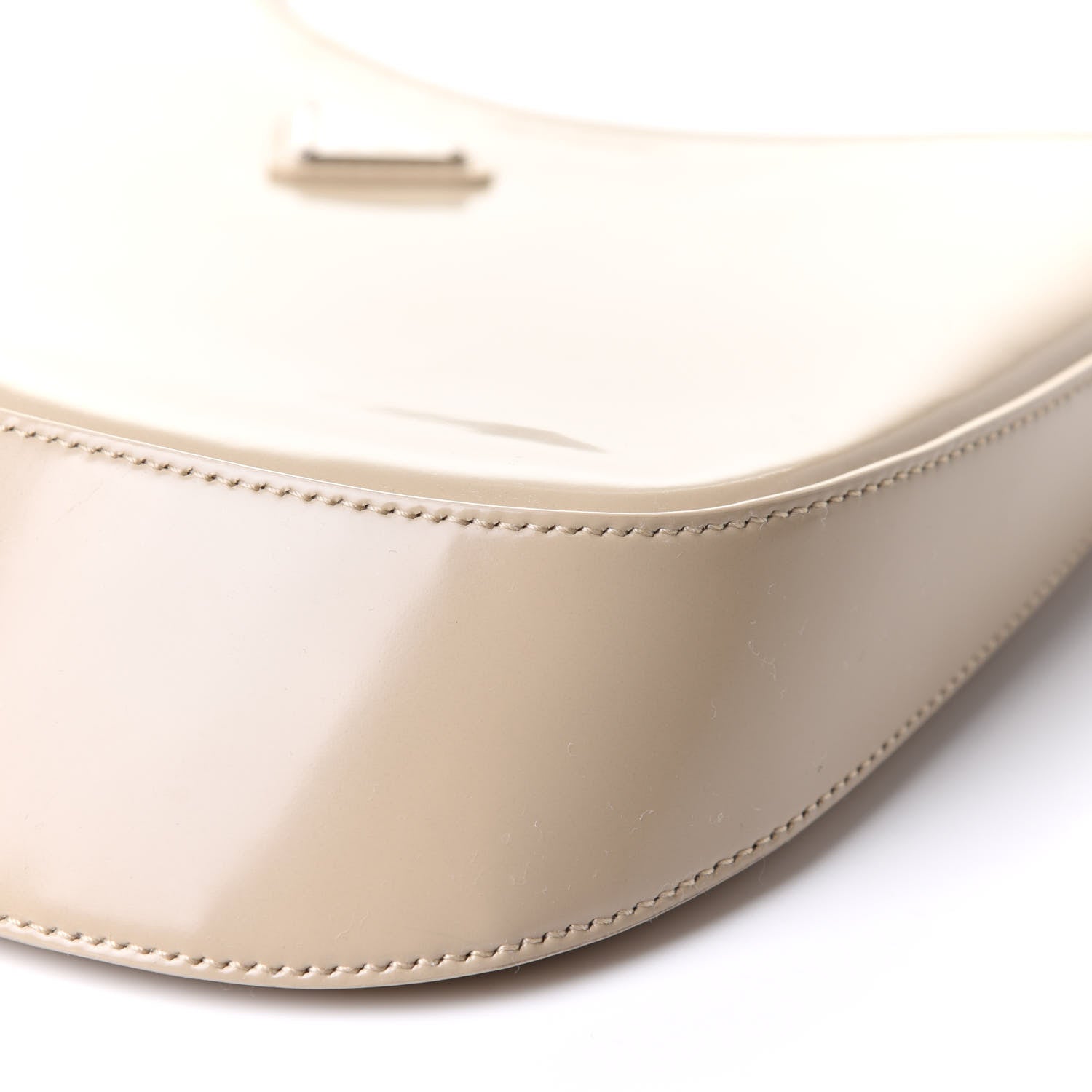 Prada Spazzolato Cleo Shoulder Bag Deserto 10 of 10