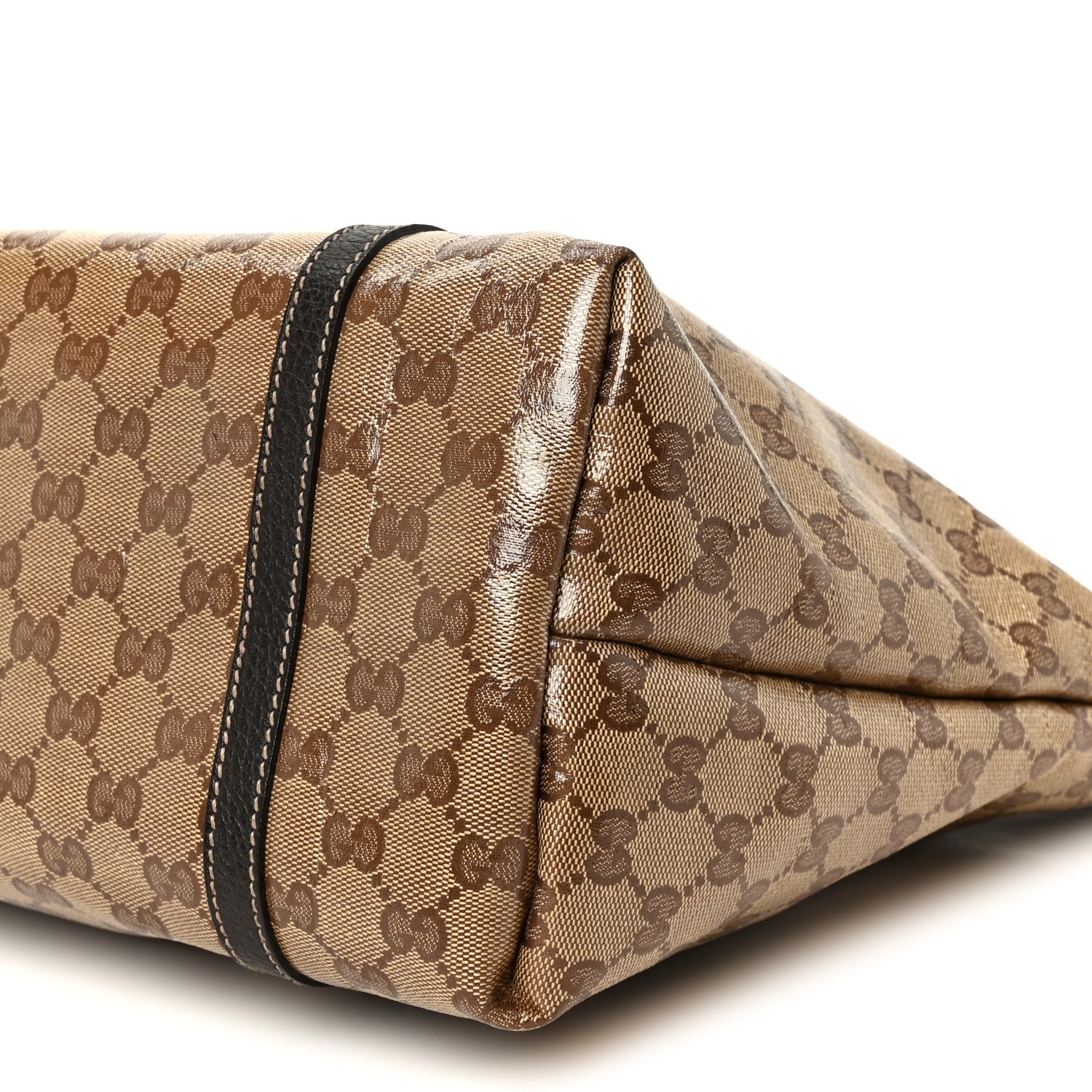 Gucci Crystal Monogram Medium Joy Tote Beige Ebony Testa Di Moro 10 of 12