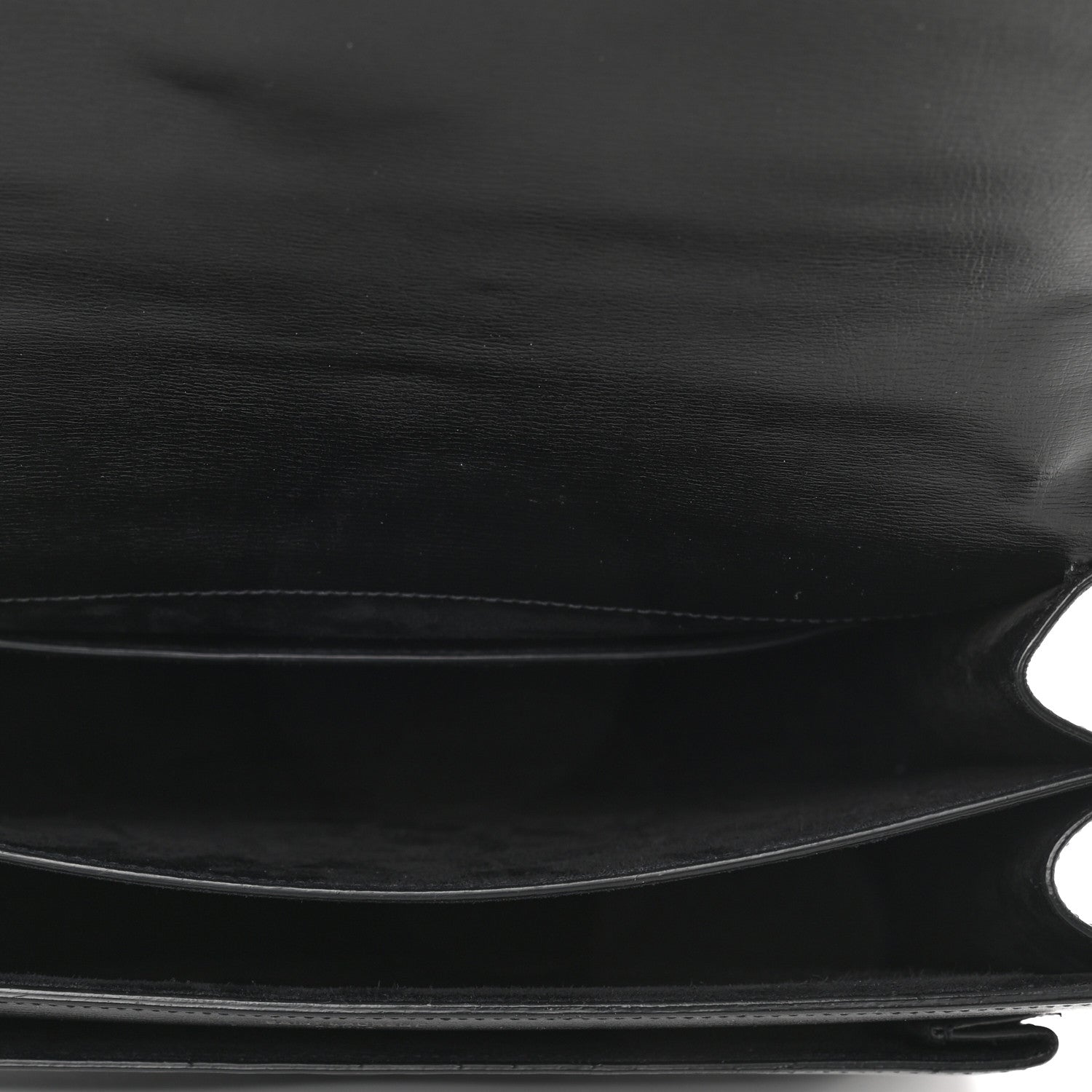 Saint Laurent Calfskin Large Monogram Monochrome Sunset Black 5 of 10
