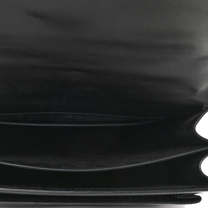 Saint Laurent Calfskin Large Monogram Monochrome Sunset Black 5 of 10