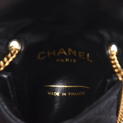 Chanel Jersey Quilted Shoulder Bag Black 9 of 9