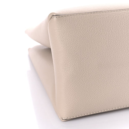 Louis Vuitton Grained Calfskin Lockme Shopper Greige 7 of 8