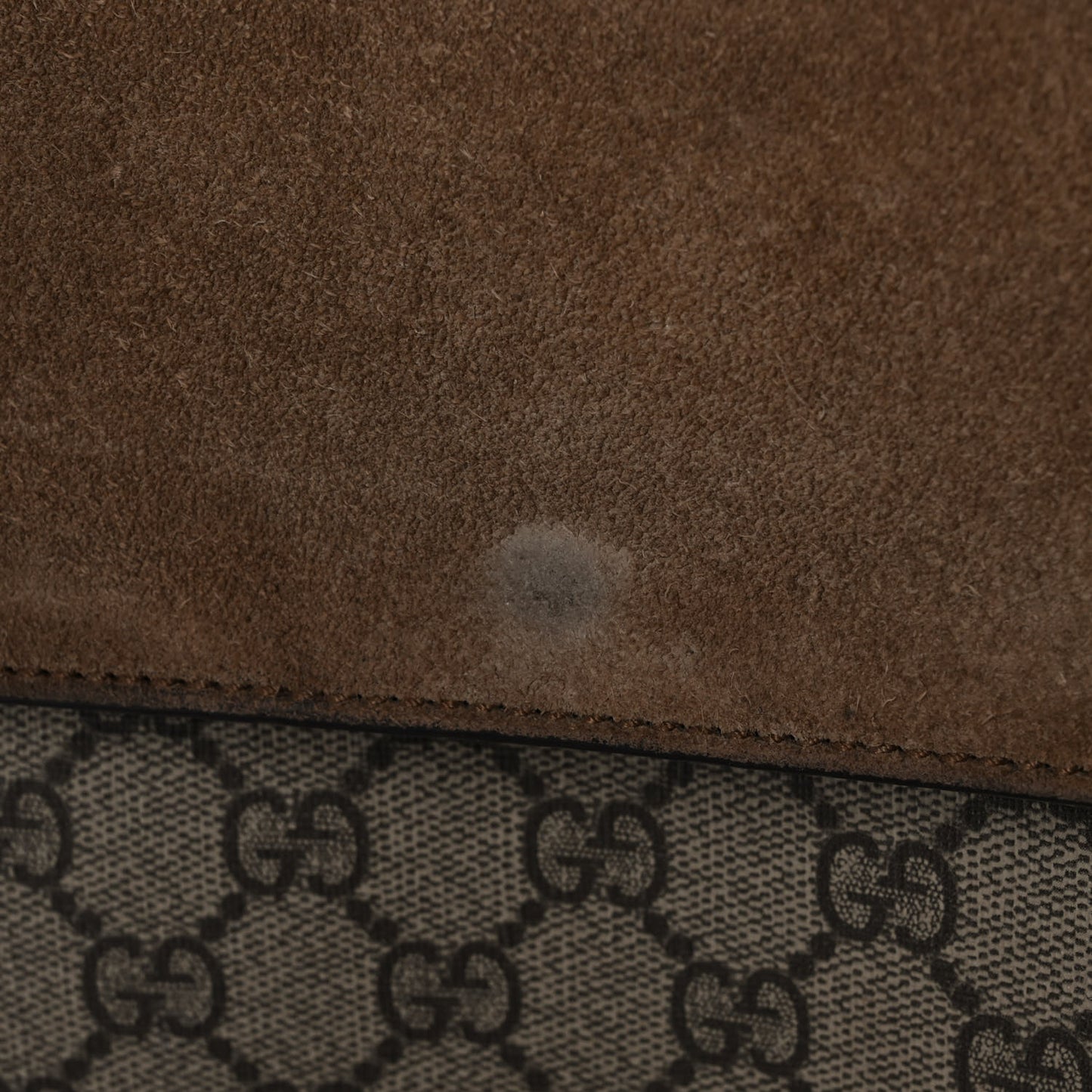 GG Supreme Monogram Medium Dionysus Shoulder Bag Taupe