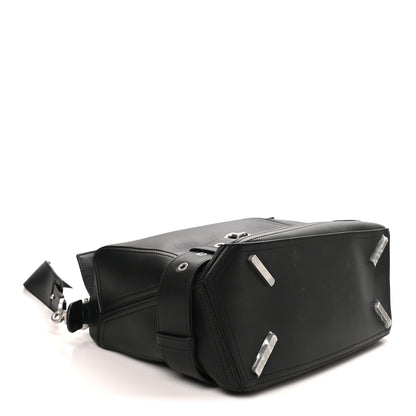 Loewe Shiny Calfskin Large Puzzle Biker Bag Black 3 of 7