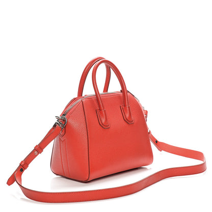 Givenchy Sugar Goatskin Mini Antigona Red 3 of 7