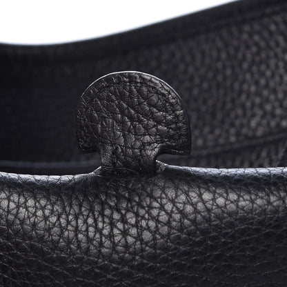 Hermes Taurillon Clemence Evelyne PM Black 7 of 11