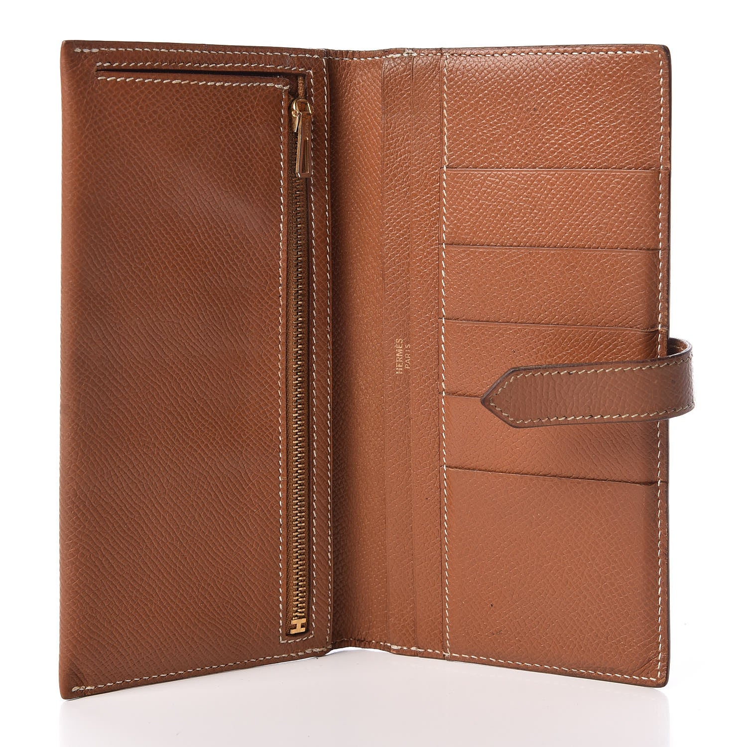 Hermes Courchevel Bearn Wallet Gold 5 of 8