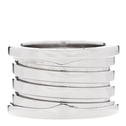 Bulgari 18K White Gold B.Zero1 Four-Band Ring 51 5.75 3 of 6