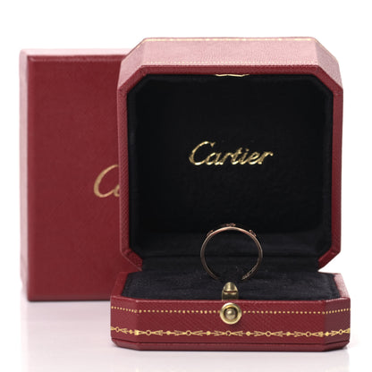 Cartier 18K Pink Gold 3.5mm LOVE Wedding Band Ring 55 7.25 5 of 5