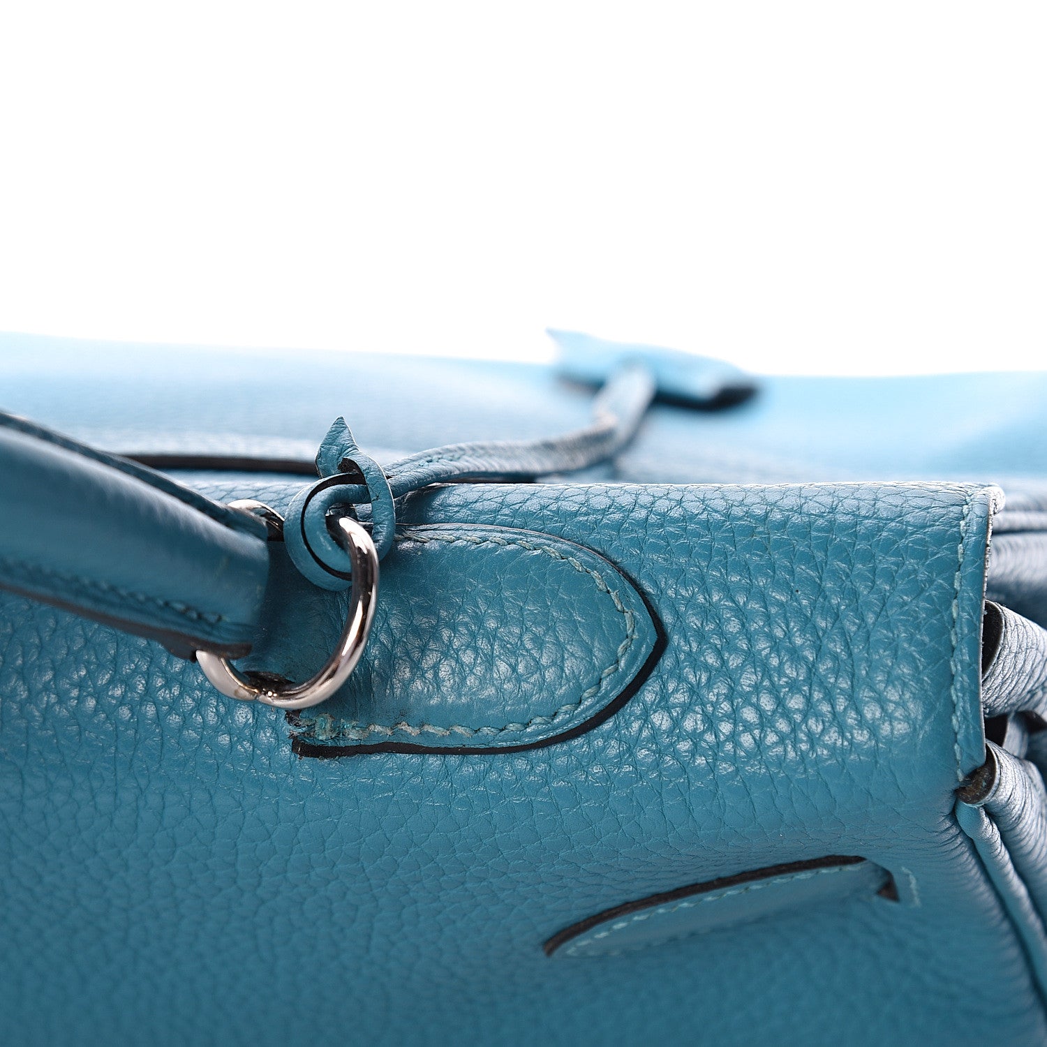 Hermes Taurillon Clemence Kelly Retourne 35 Bleu Izmir 30 of 33