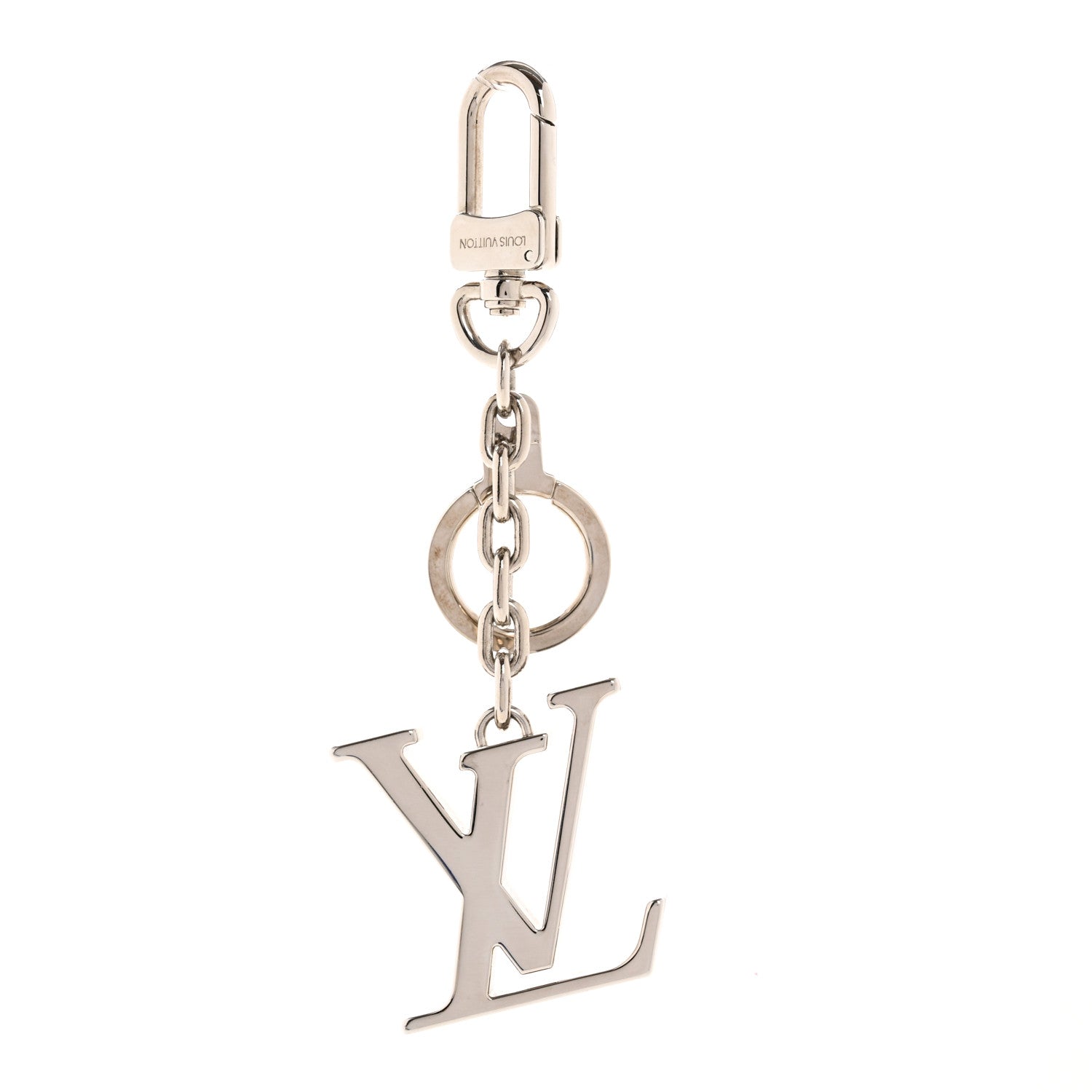 Louis Vuitton LV Initials Key Chain Holder Silver 1 of 4