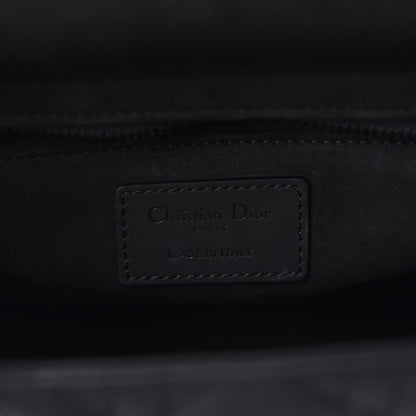 Christian Dior Ultra Matte Calfskin Cannage Medium Lady Dior Black 8 of 14
