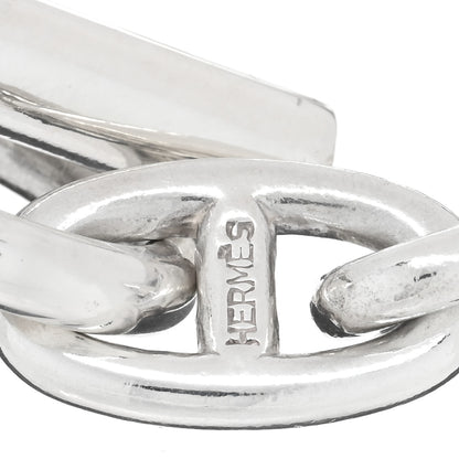 Hermes Sterling Silver TGM Chaine d'Ancre Bracelet 3 of 4
