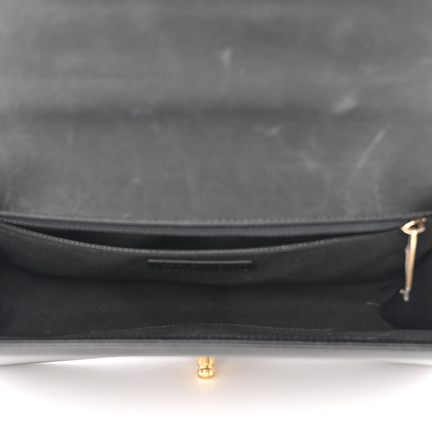 Lambskin Quilted New Medium Boy Flap Black