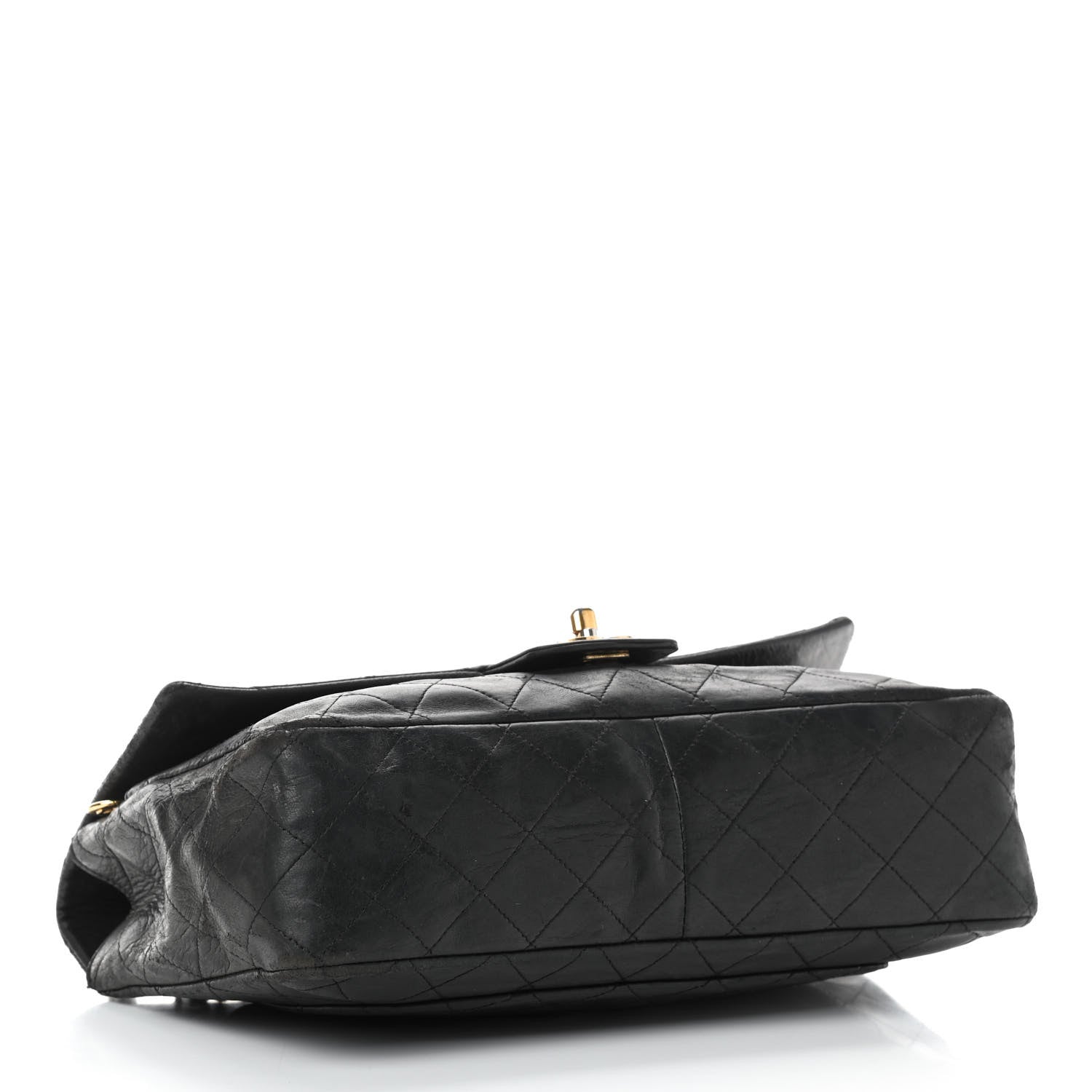 Chanel Lambskin Quilted Medium Single Flap Black 7 of 21
