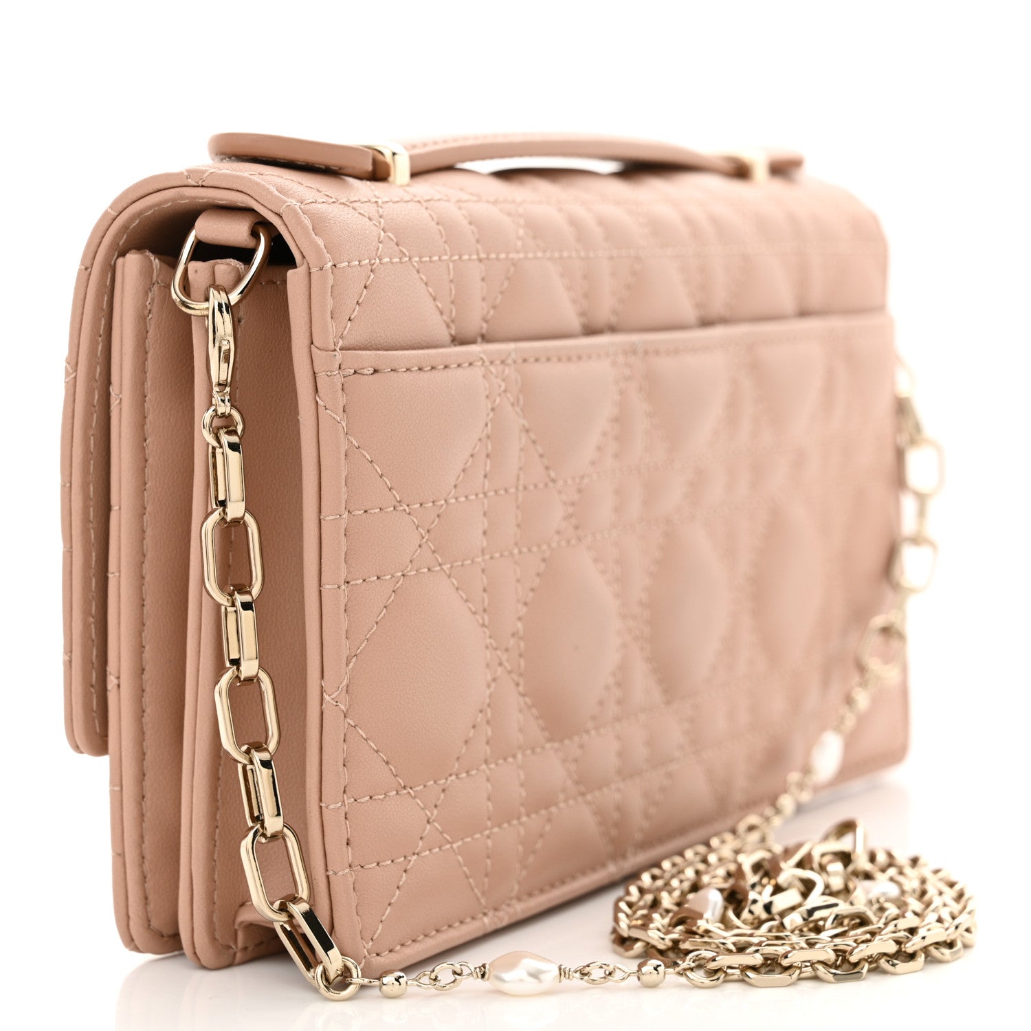 Christian Dior Lambskin Cannage Mini My Dior Bag Rose Des Vents 3 of 11