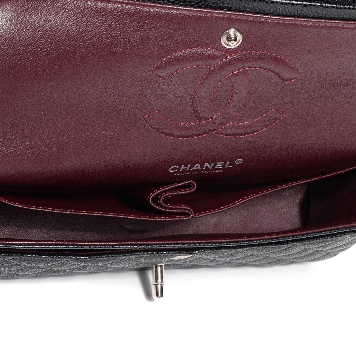 Chanel Caviar Quilted Medium Double Flap Black 5 of 8
