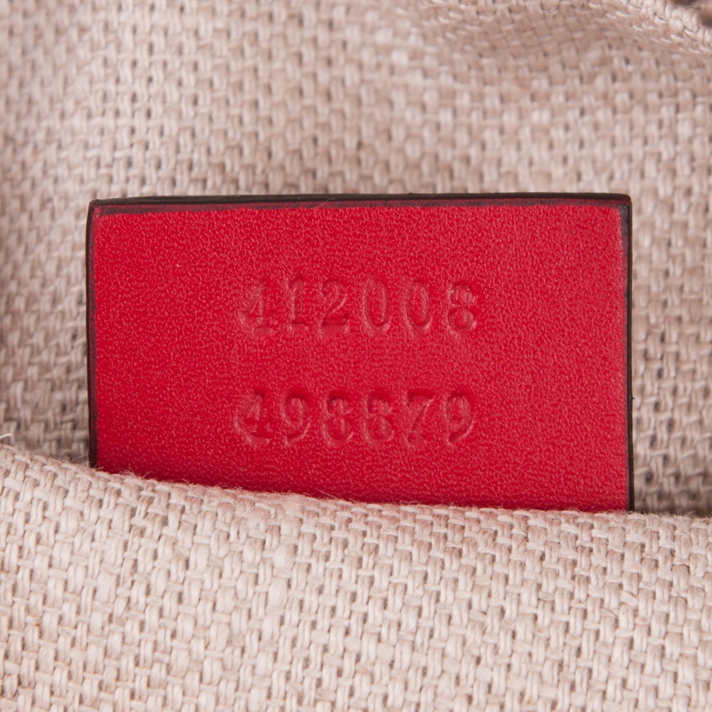 Calfskin Web Small Webby Bee Shoulder Bag Red