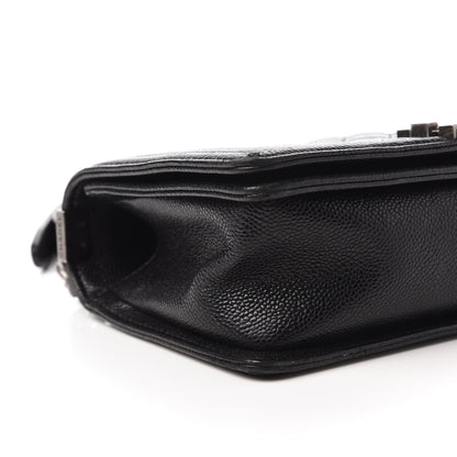 Chanel Caviar Quilted Medium Boy Flap Black 6 of 10