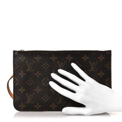 Louis Vuitton Monogram Neverfull MM GM Pochette 2 of 9