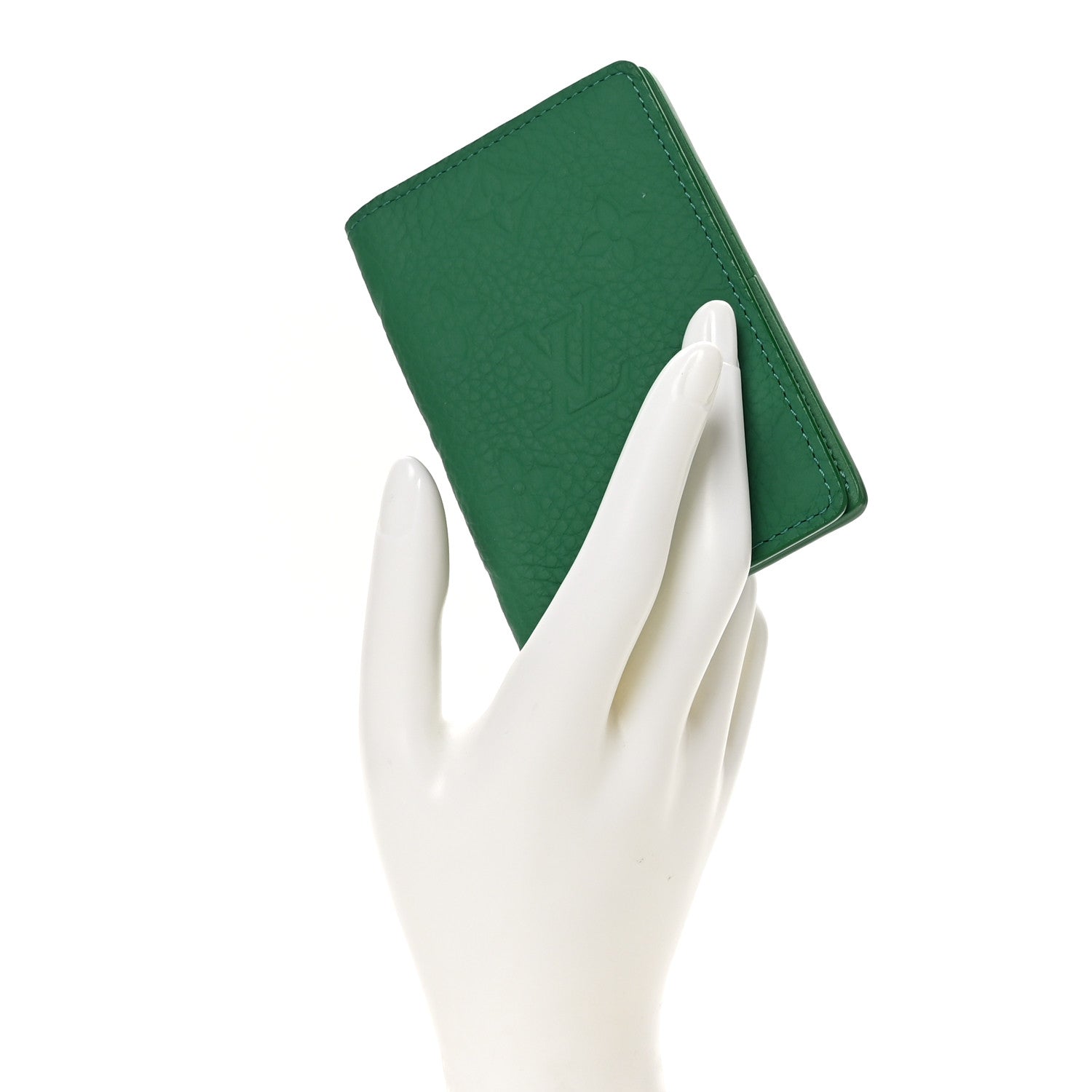 Louis Vuitton Taurillon Monogram Pocket Organizer Green 2 of 6