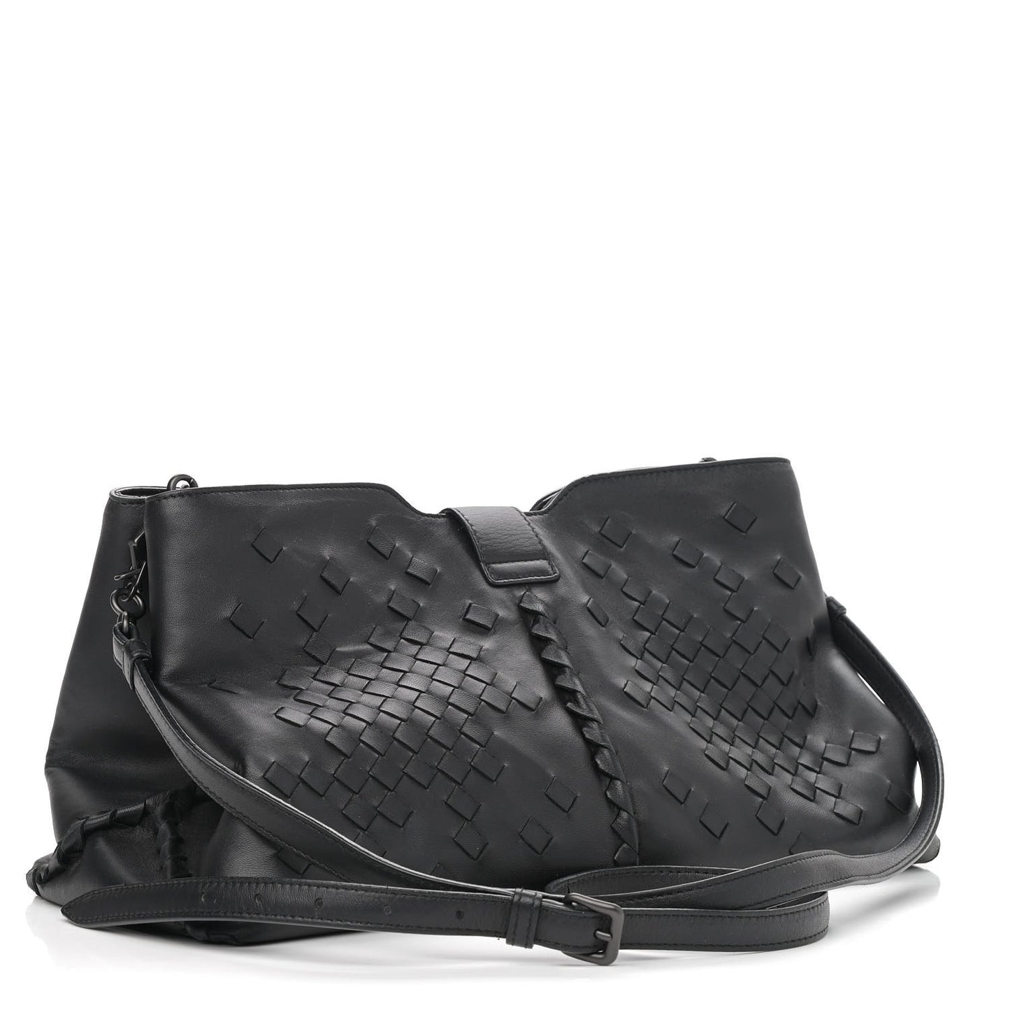 Nappa Intrecciato Tote Black