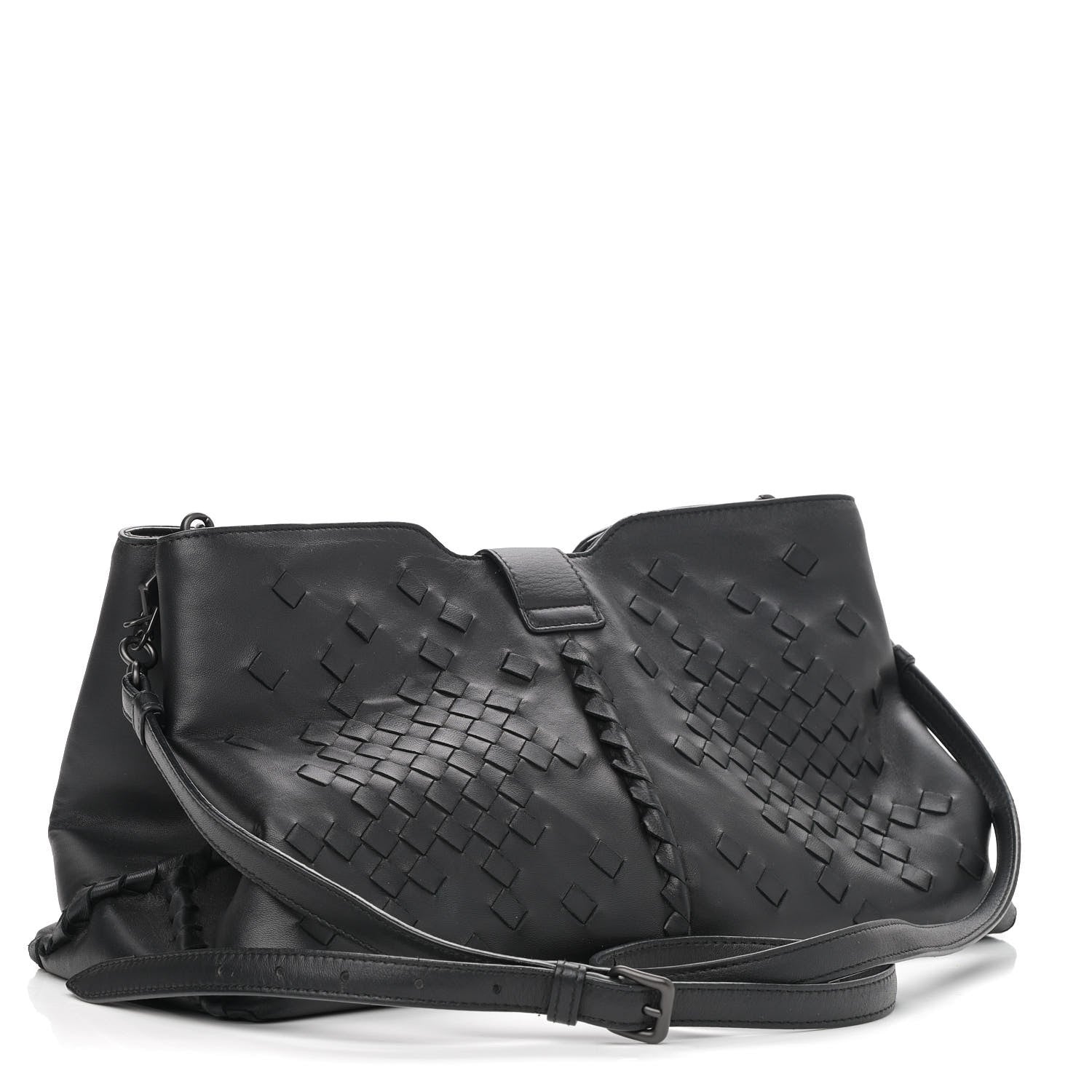 Bottega Veneta Nappa Intrecciato Tote Black 2 of 13