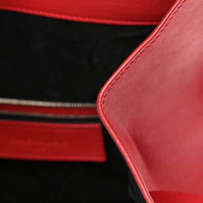 Balenciaga Veau Soyeux Small Tool Satchel Rouge Groseille 12 of 20