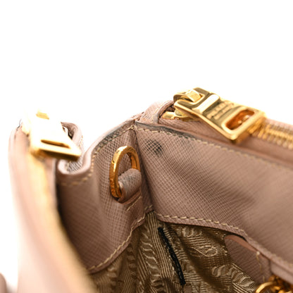 Prada Saffiano Lux Large Galleria Double Zip Tote Cammeo 13 of 14